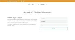 Desktop Screenshot of erikmarshall.net